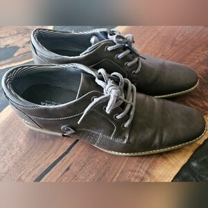 Sonoma Gray Oxford Derbys with Textured Finish